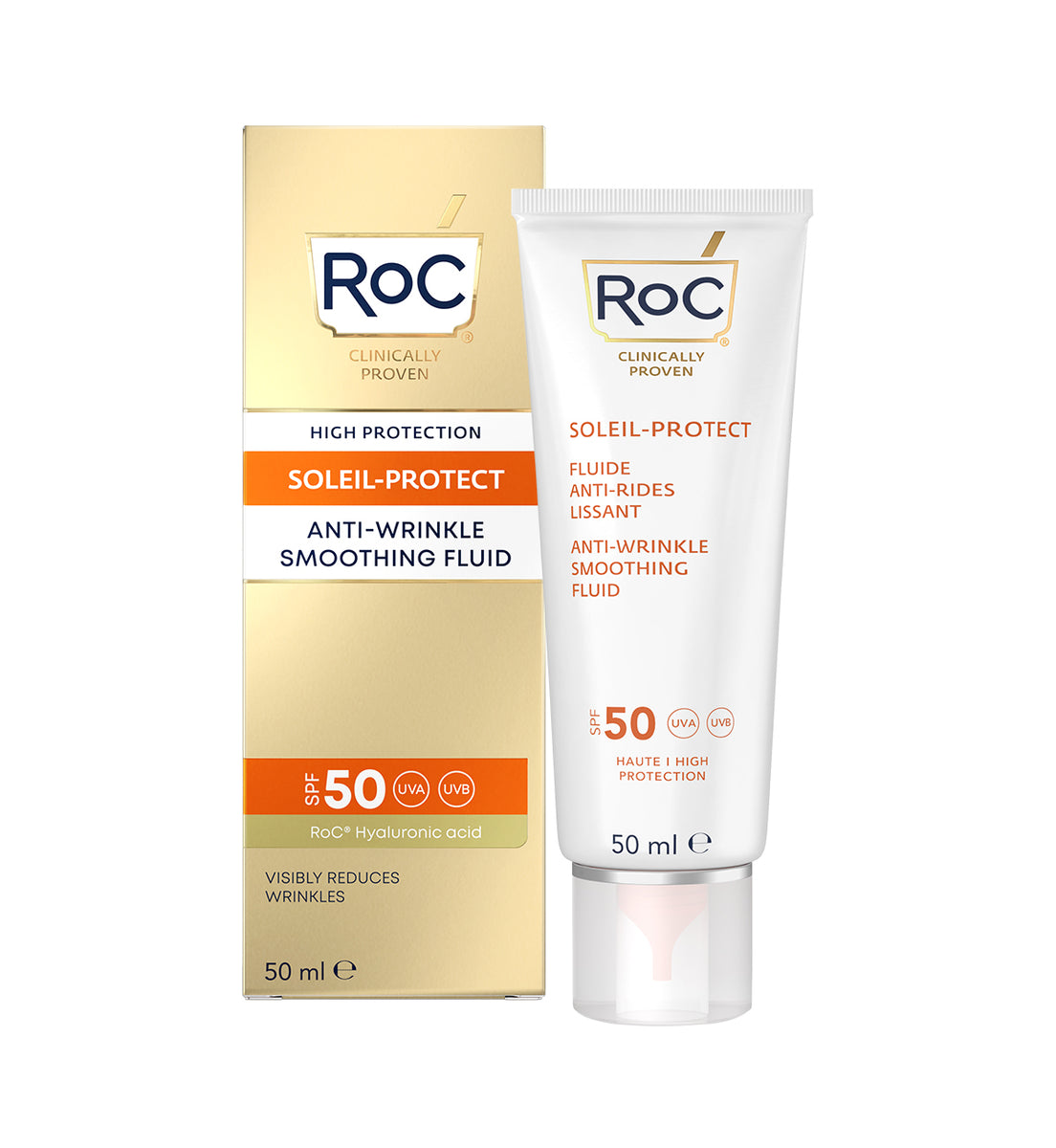Sonnencreme SPF 50+ Anti-Falten-Creme, 50 Ml – Für Trockene, Reife Haut, Mit Breitband-UV-Schutz
